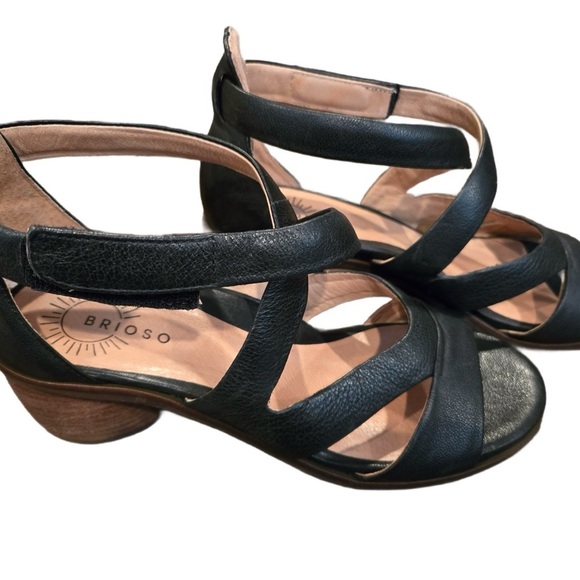 Brioso Shoes - Brioso Black Women's Sandals NWT Size 8.5